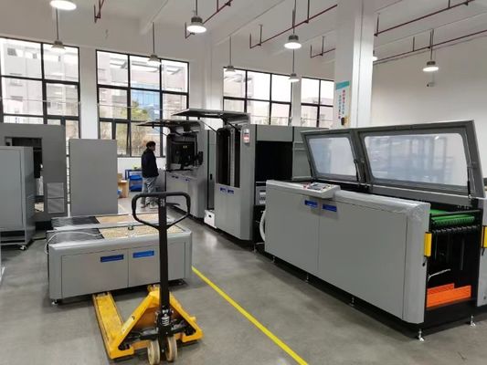 CMYK Inkjet Web Digital Color Inkjet Printing Roll To Sheet Machine Press Printing Digital Printer